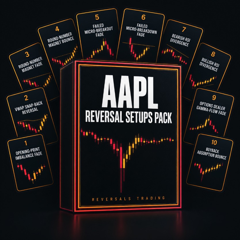 The AAPL Reversal Setups Pack (1-Minute) cover