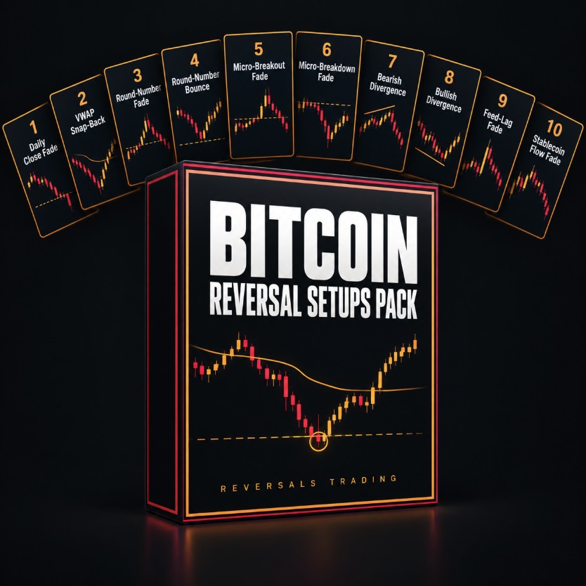 The Bitcoin Reversal Setups Pack (1-Minute) cover