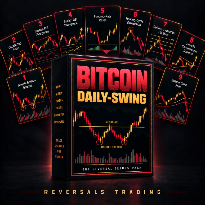 The Bitcoin Reversal Setups Pack (Daily-Swing) cover