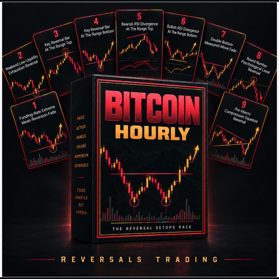 The Bitcoin Reversal Setups Pack (Hourly) cover