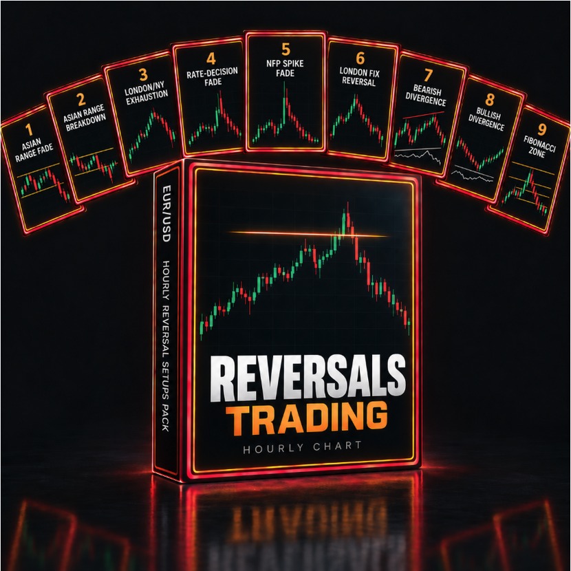 The EUR/USD Reversal Setups Pack (Hourly) cover