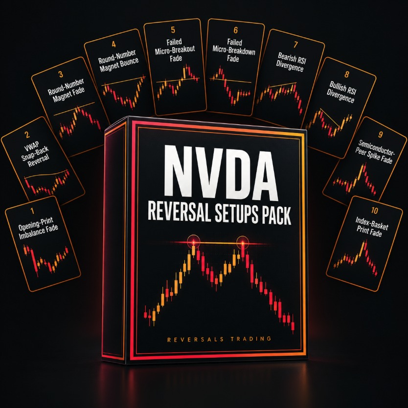 The NVDA Reversal Setups Pack (1-Minute) cover