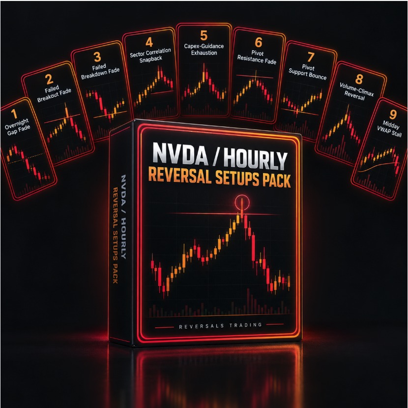 The NVDA Reversal Setups Pack (Hourly) cover