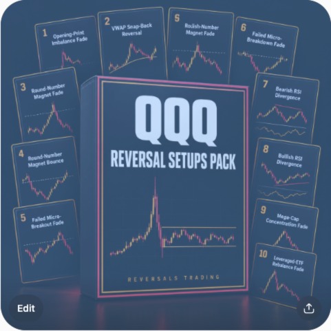 The QQQ Reversal Setups Pack (1-Minute) cover