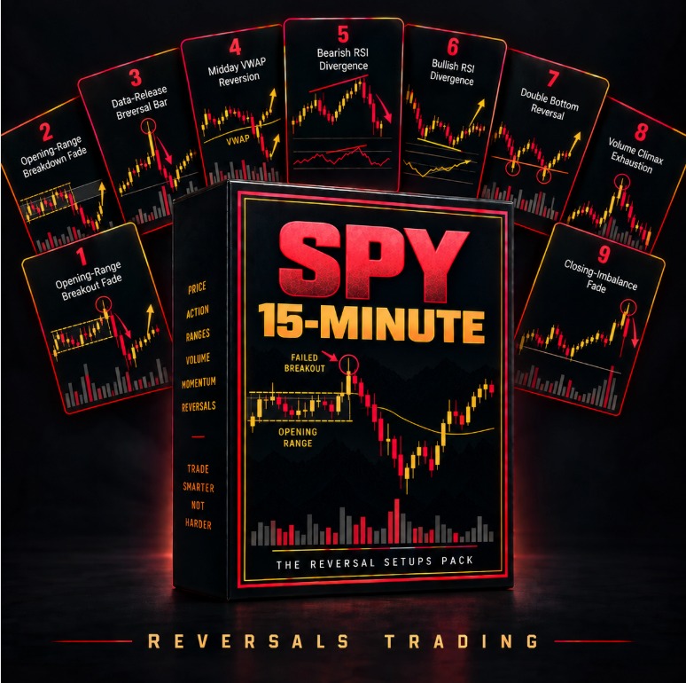 The SPY Reversal Setups Pack (15-Minute) cover